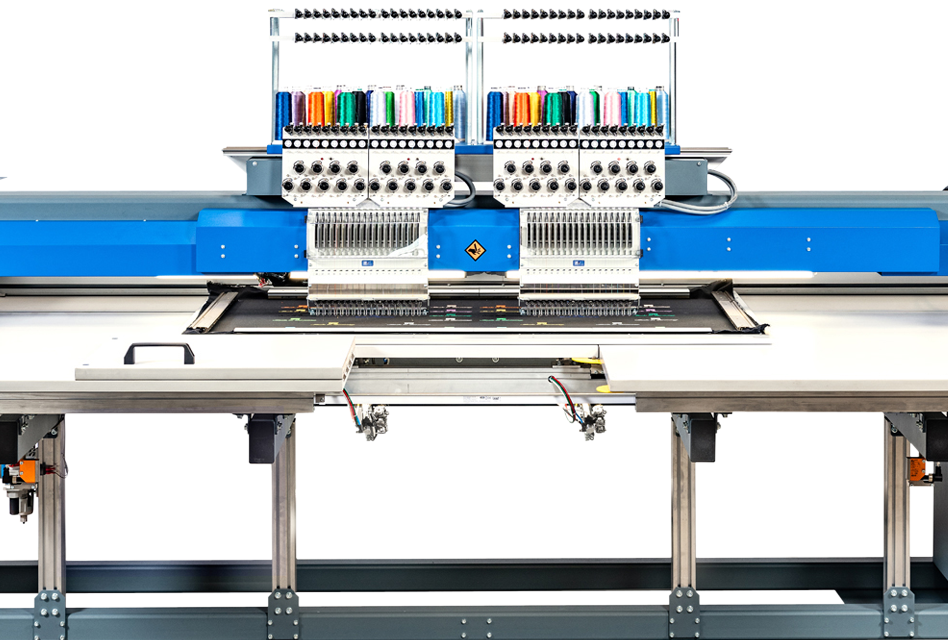 ZSK Racer 0218 D twin-head wide-area embroidery machine