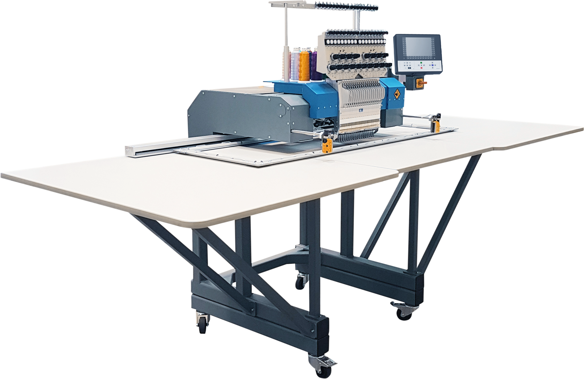 ZSK Racer II multi head embroidery machine