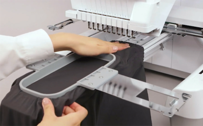 New Brother 1060W tubular embroidery machine