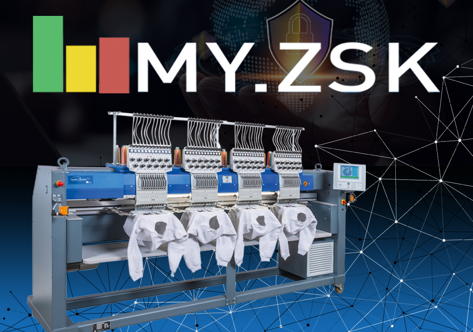 My.ZSK, business software for your ZSK industrial embroidery machine